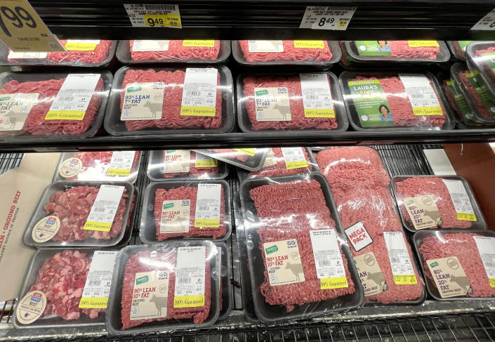 Inflation drove up the price of meat more than almost anything else in 2021. (Justin Sullivan/Getty Images)
