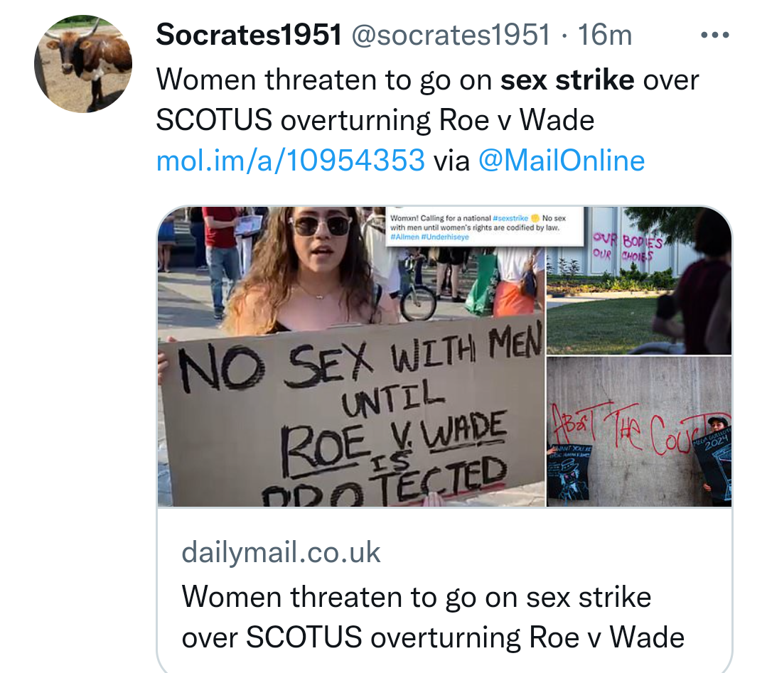 American Women threaten to go on nationwide s3x strike in protest over abortion ban (photos)