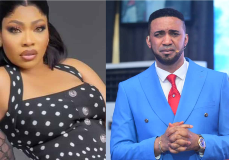 “How I slept with two dead bodies and nearly killed myself” – Doris Ogala makes confession in church with her mother, exposes Chris Okafor (Video)